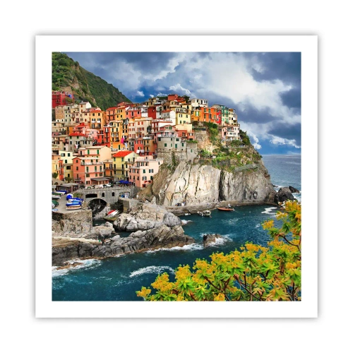 Poster - Eine Gruppe umarmt die Felsen - 60x60 cm