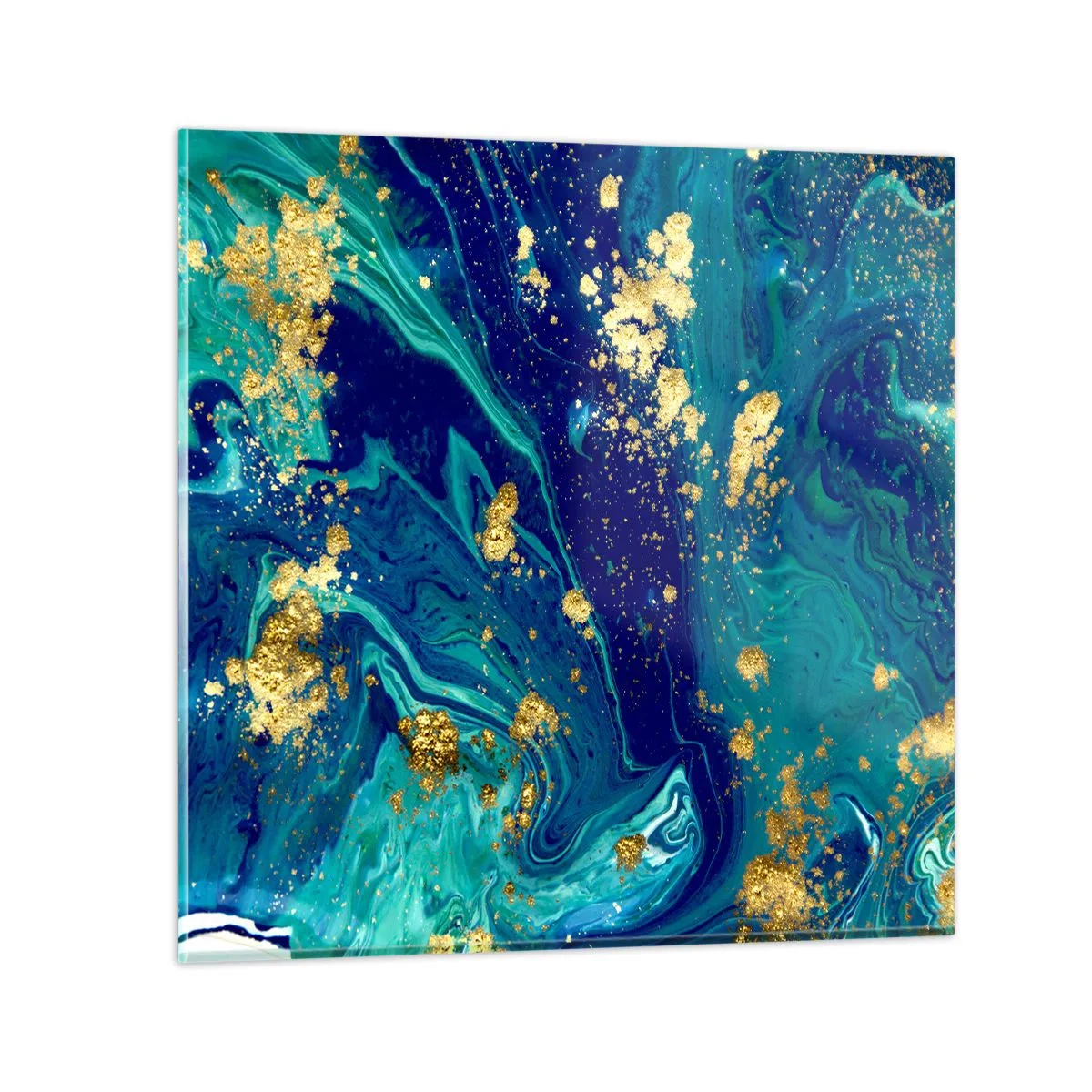 Glasbild - Bild auf glas - Die Blütenblätter der Sonne - 70x70 cm