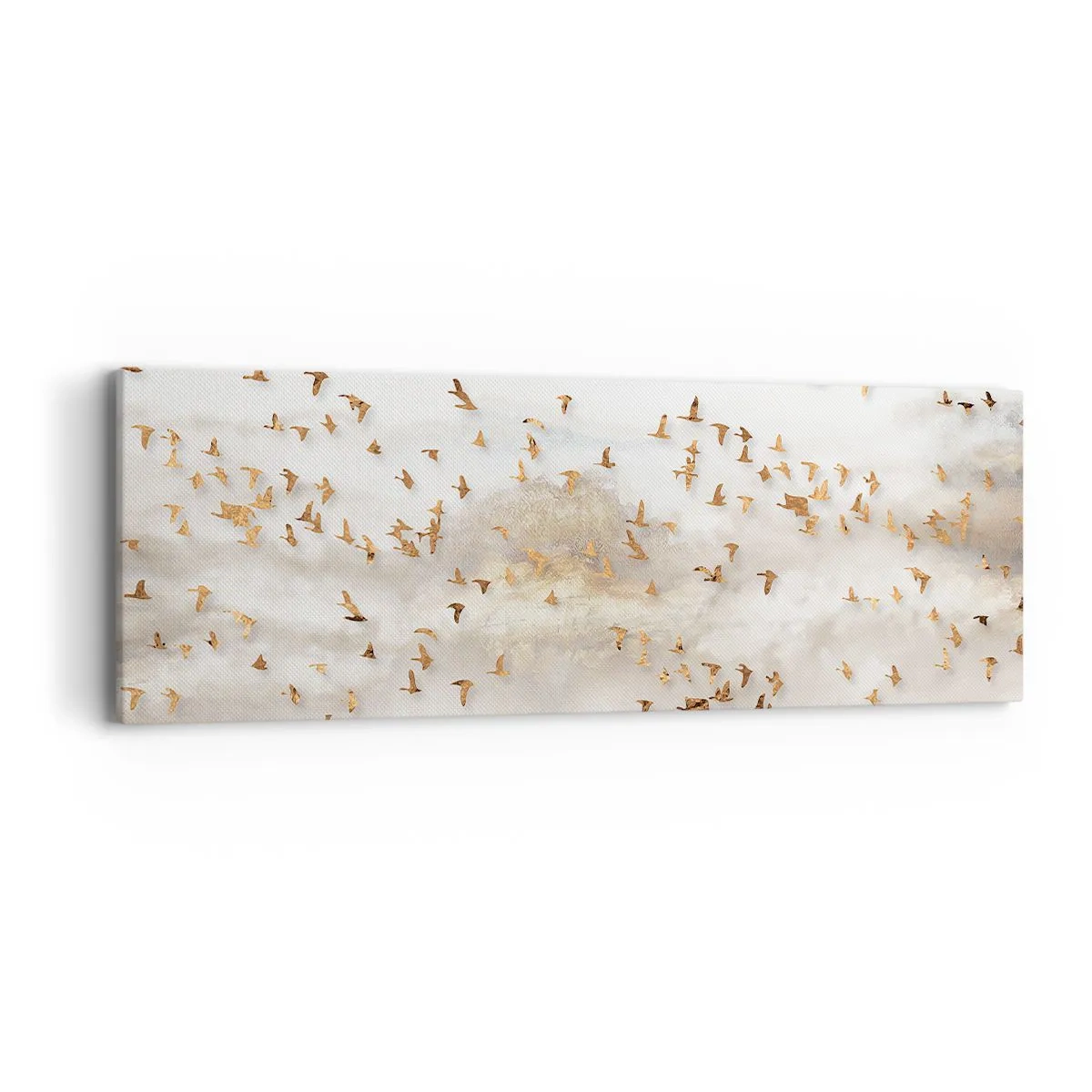 Bild auf Leinwand - Leinwandbild - Es ist schon die Zeit… - 90x30 cm