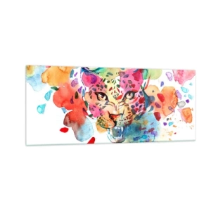 Glasbild - Bild auf glas - Die Schöne und das Biest - 100x40 cm