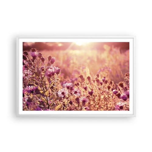 Poster in einem weißen Rahmen - Bevor der Sommer vorbei ist - 91x61 cm