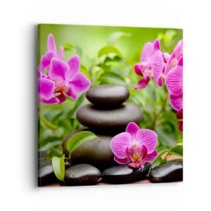 Bild auf Leinwand - Leinwandbild - Die Pyramide des Friedens - 40x40 cm