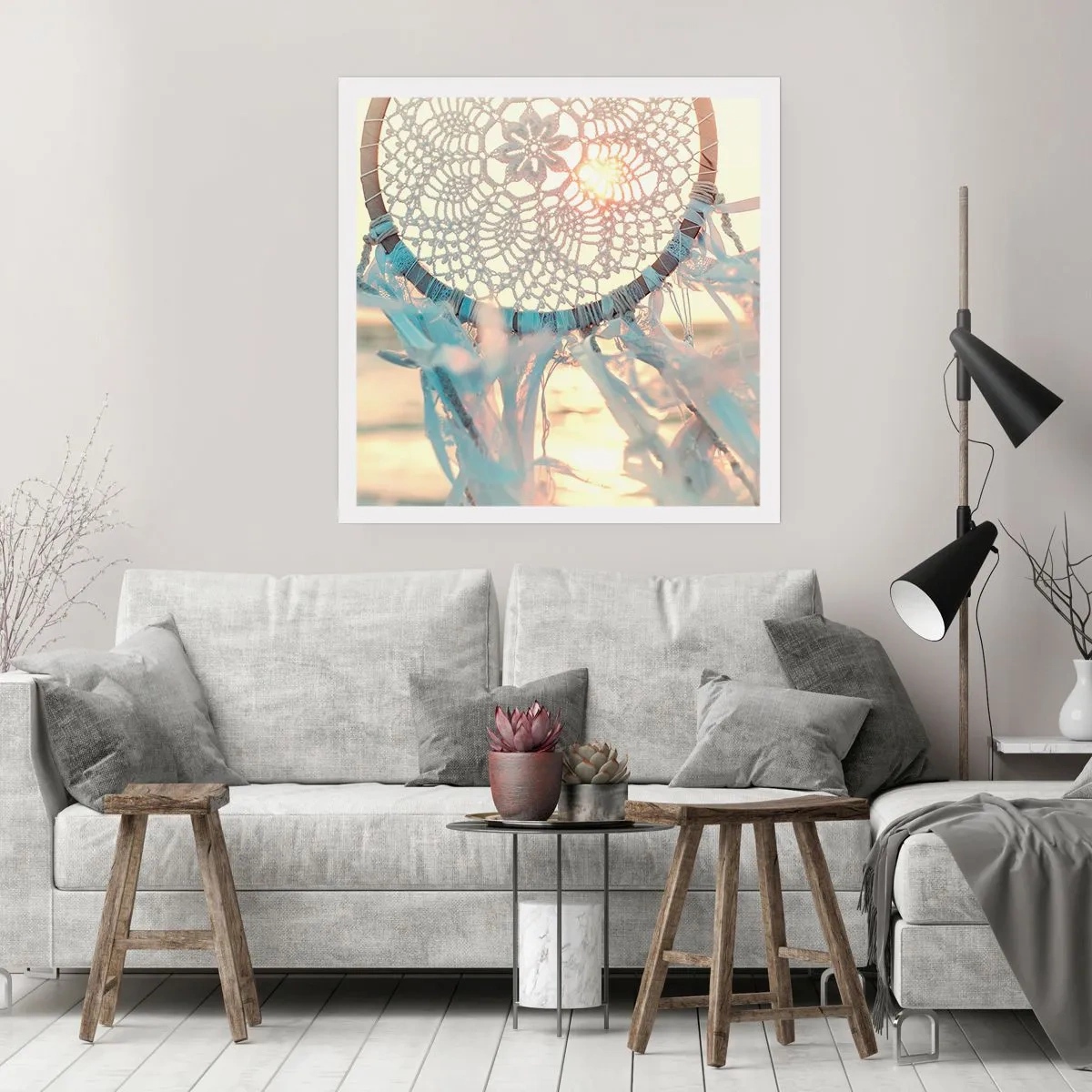 Poster - Totem aus Spitze - 30x30 cm