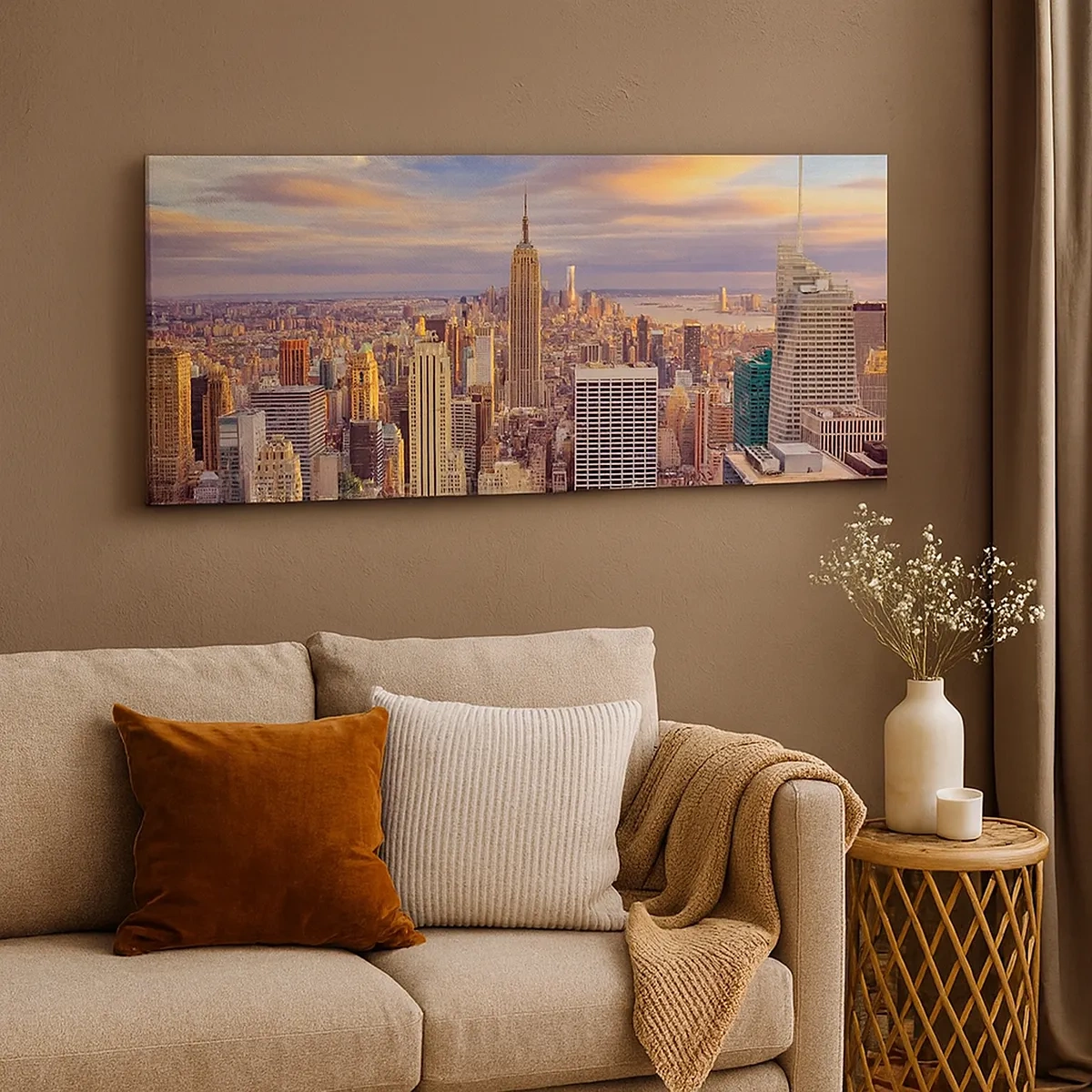 Bild auf Leinwand - Leinwandbild - Nur nach den Wolken greifen - 30x30 cm