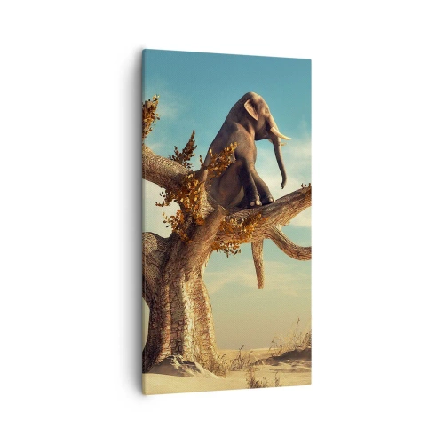 Bild auf Leinwand - Leinwandbild - Ein neuer Standpunkt - 55x100 cm