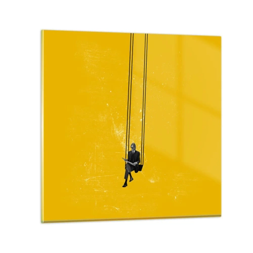 Glasbild - Bild auf glas - Tag wie jeder andere - 30x30 cm