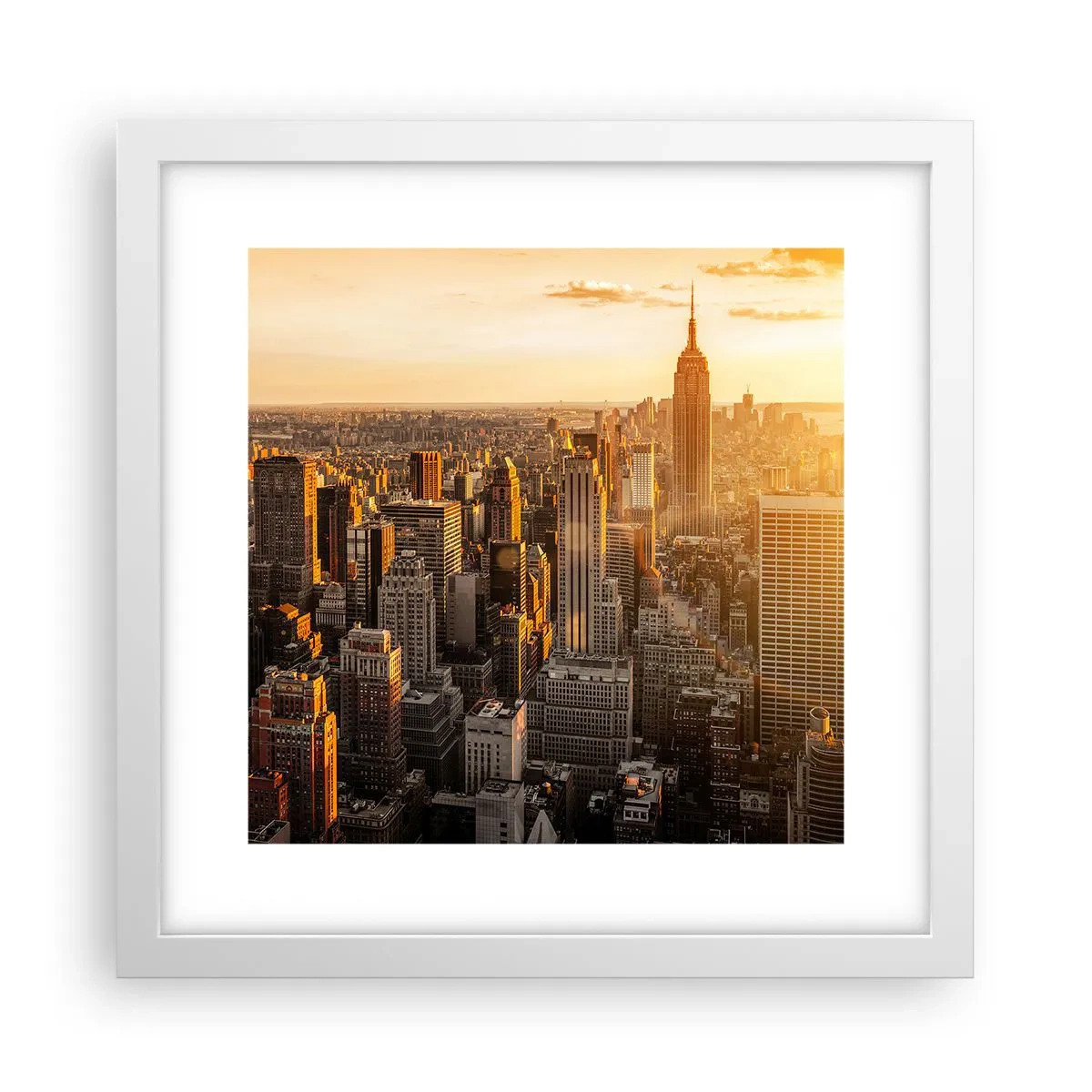 Poster in einem weißen Rahmen - In der Sonne wachsen - 30x30 cm