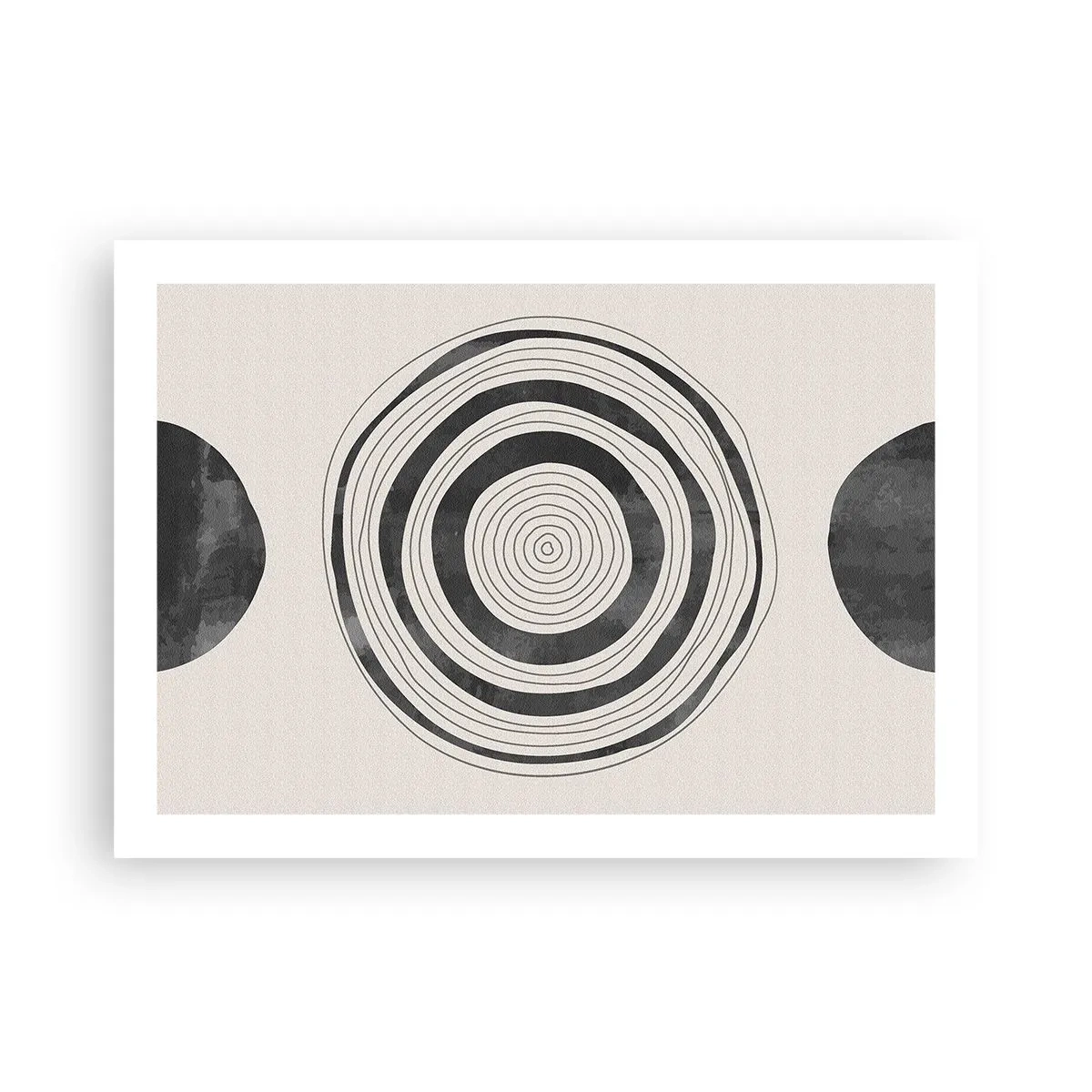 Poster - Wichtig ist, was dazwischen liegt - 70x50 cm