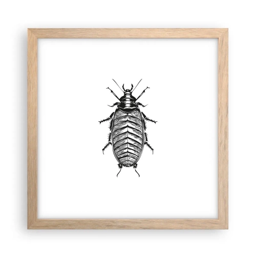Poster in einem Rahmen aus heller Eiche - Was für ein Exemplar! - 30x30 cm