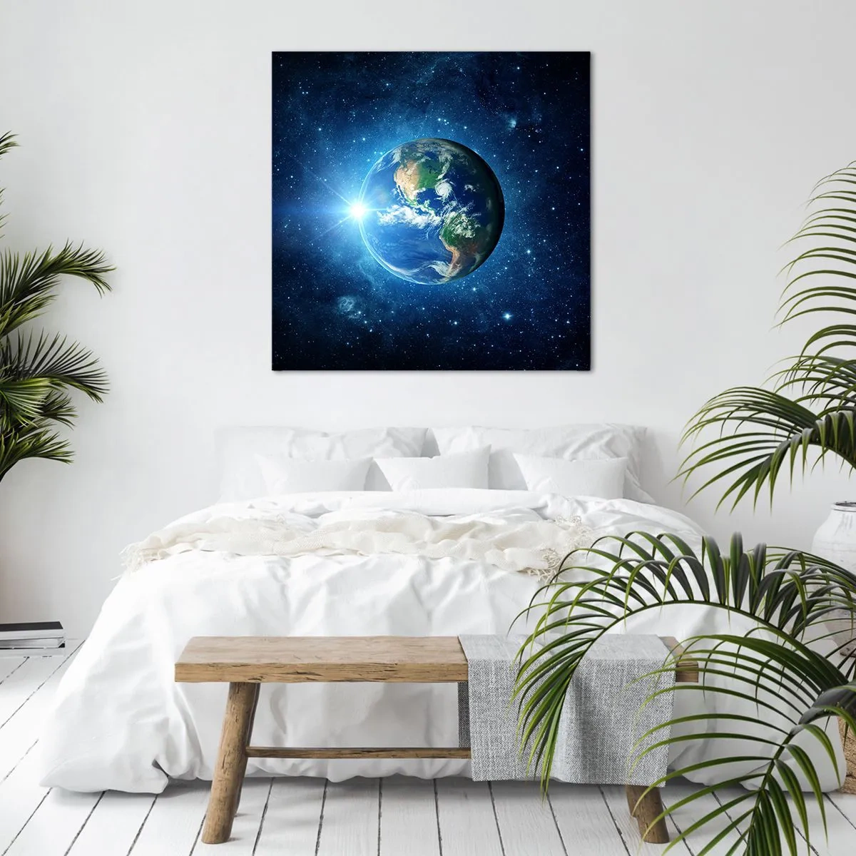 Bild auf Leinwand - Leinwandbild - Wir sind im Himmel - 50x50 cm