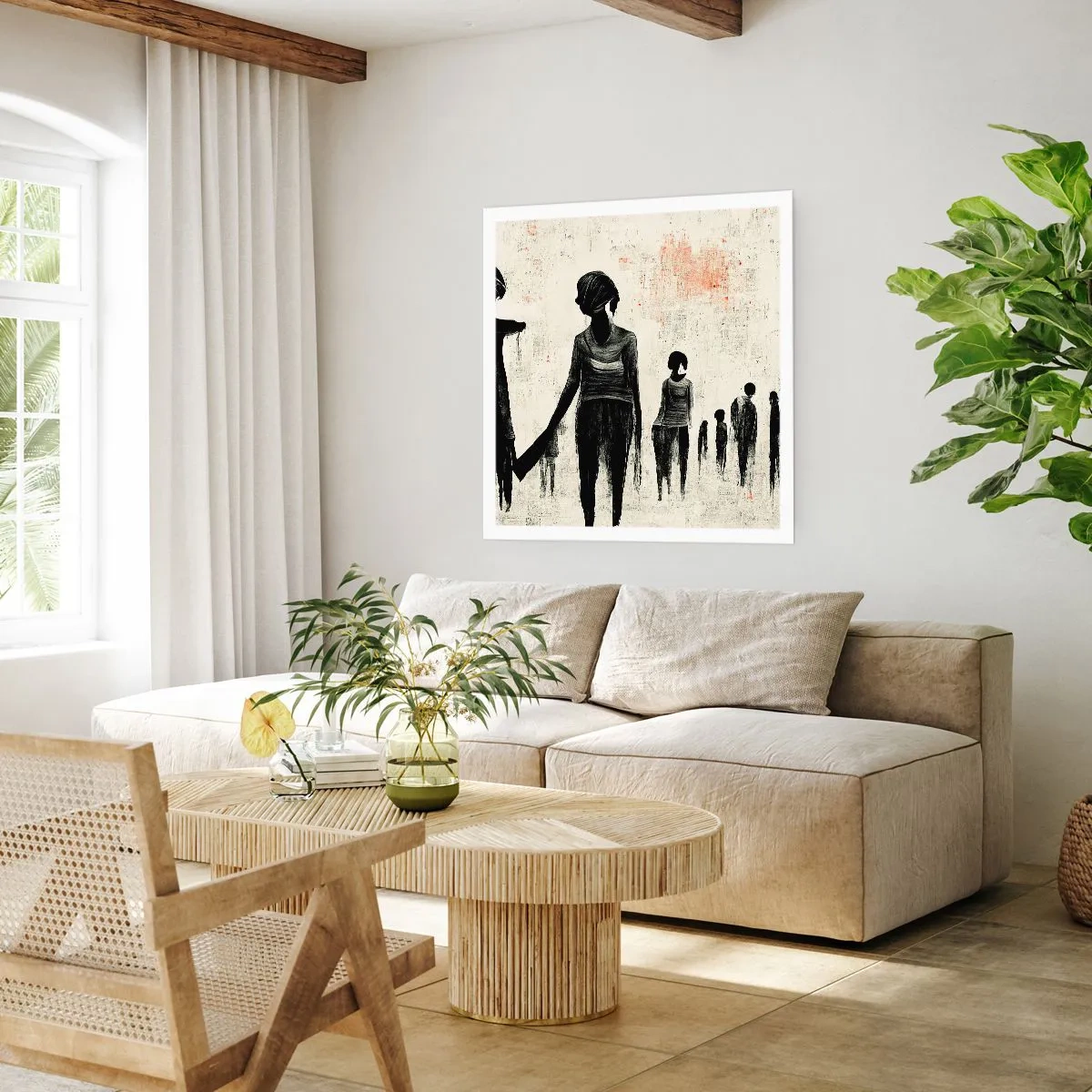 Poster - Gegen die Einsamkeit - 40x40 cm