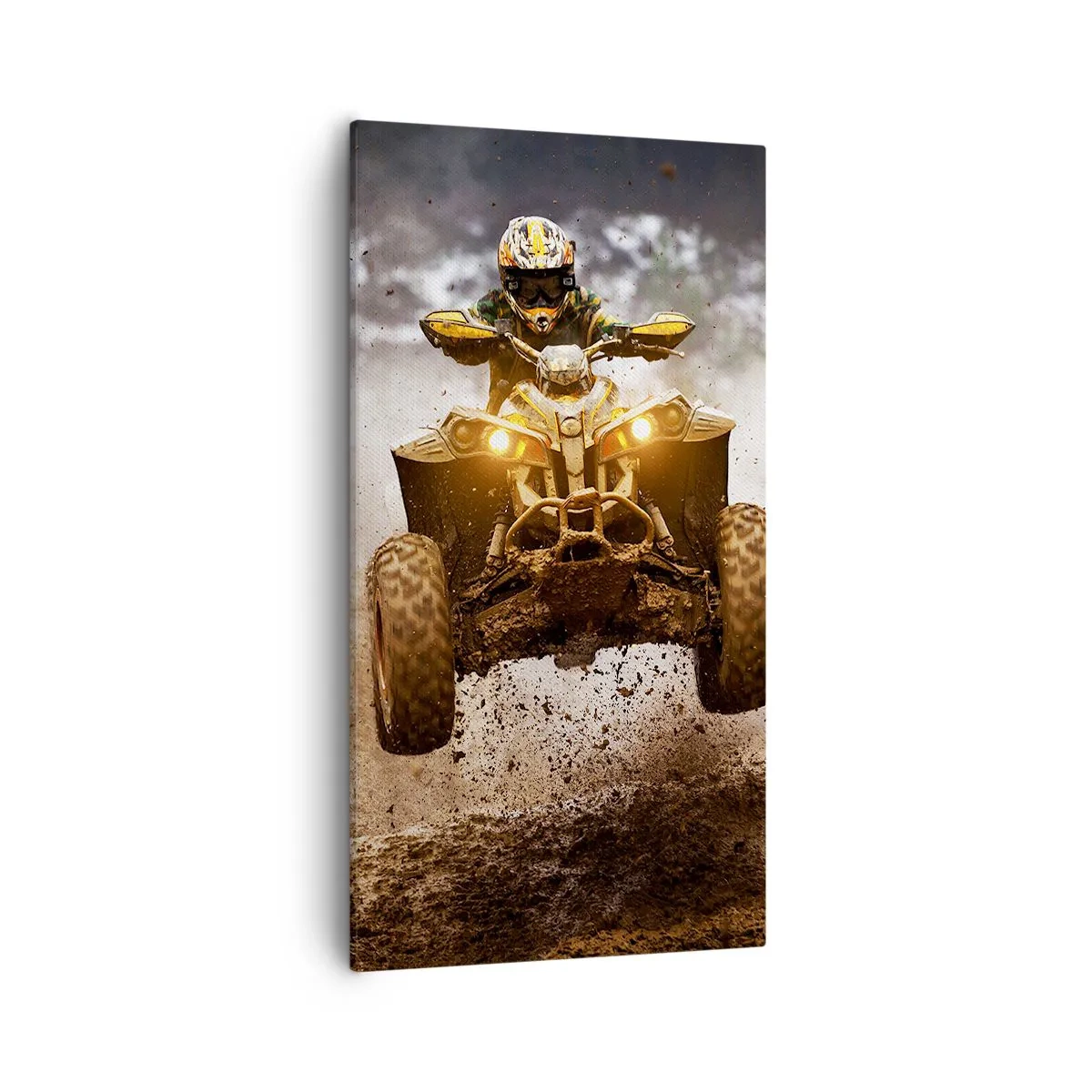 Bild auf Leinwand - Leinwandbild - Kein Risiko kein Spaß - 55x100 cm