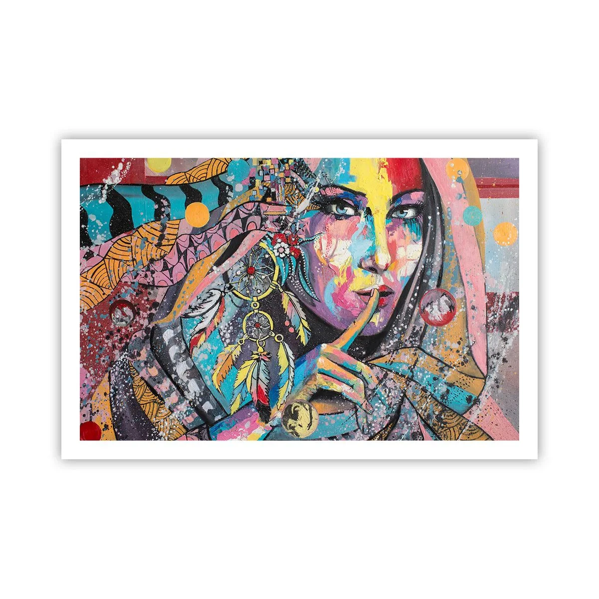 Poster - Sei still, bis du verstehst - 91x61 cm