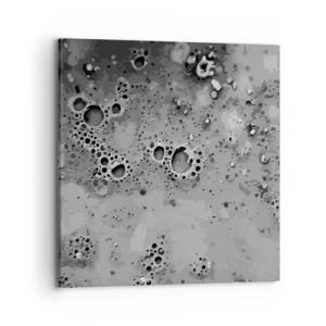 Bild auf Leinwand - Leinwandbild - Wie eine Mondlandschaft - 70x70 cm