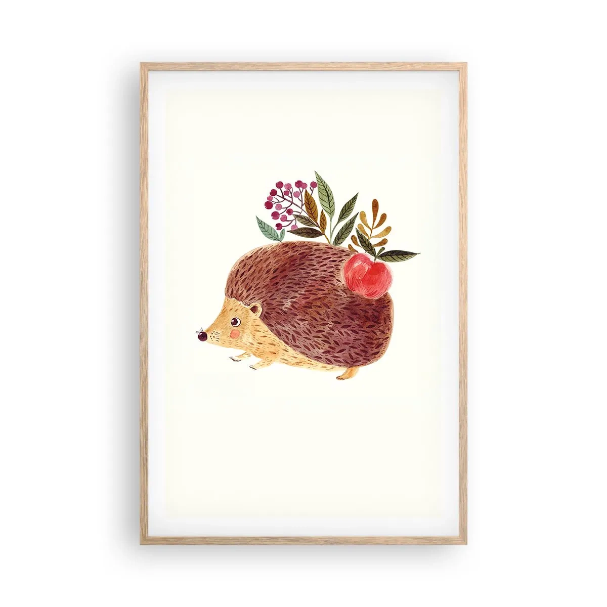 Poster in einem Rahmen aus heller Eiche - Und dann magst du mich schon - 61x91 cm