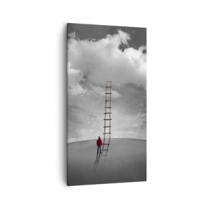 Bild auf Leinwand - Leinwandbild - Alles ist möglich - 55x100 cm