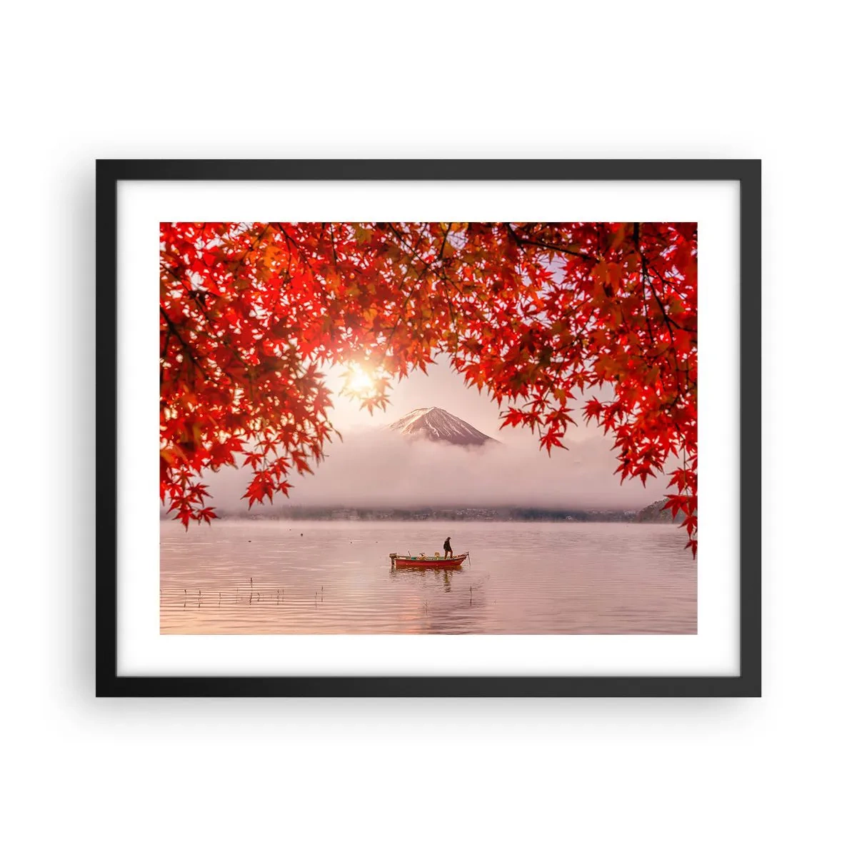 Poster in einem schwarzem Rahmen - Im japanischen Klima - 50x40 cm