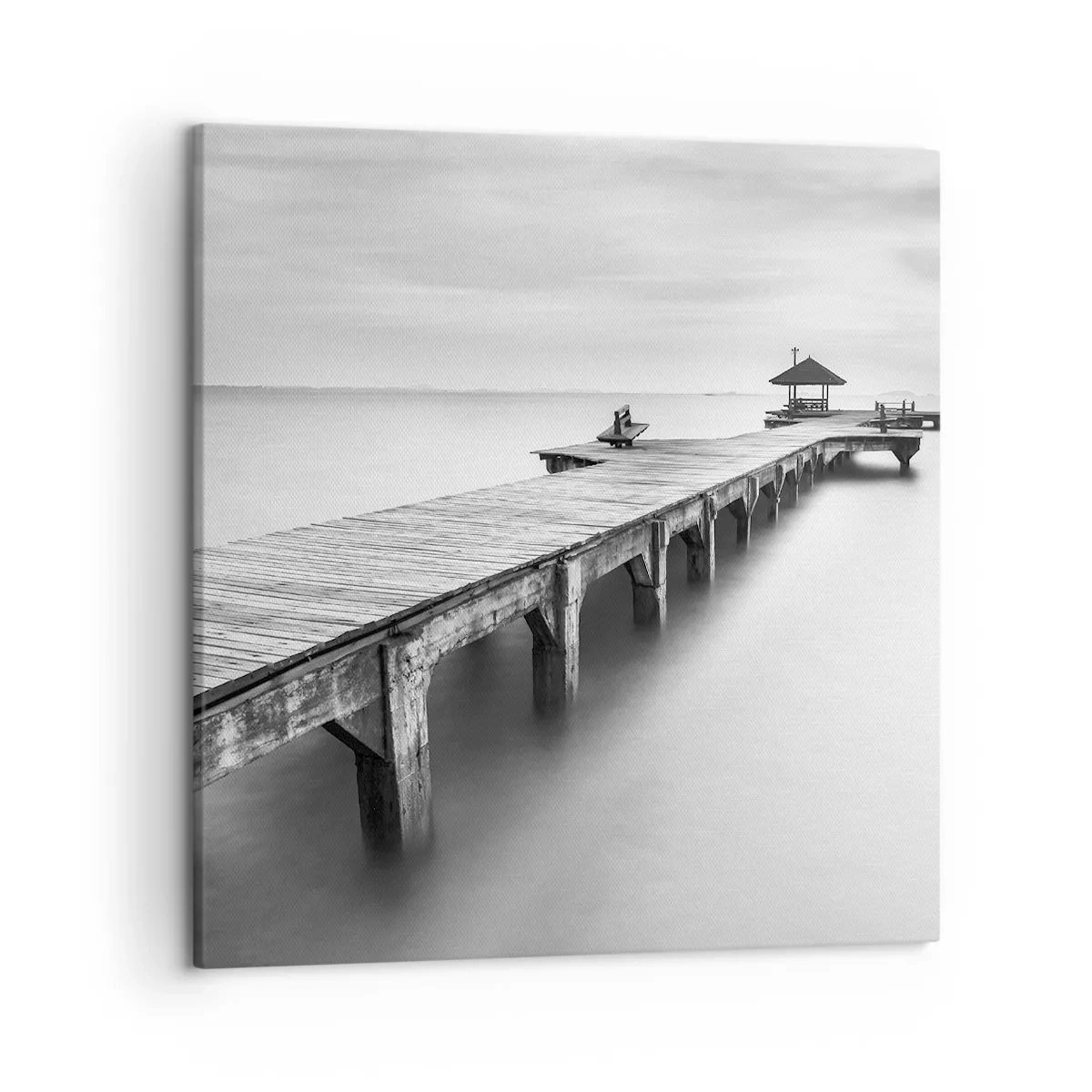 Bild auf Leinwand - Leinwandbild - In die Ferne - 50x50 cm