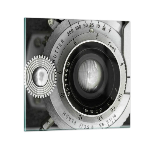 Glasbild - Bild auf glas - Eine Story über Hollywood - 70x70 cm