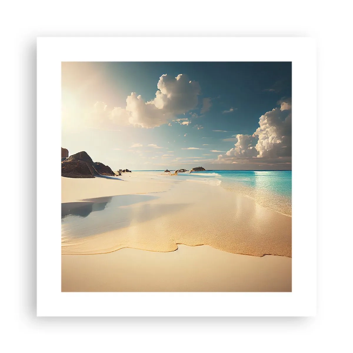 Poster - Erträumter Tag - 40x40 cm