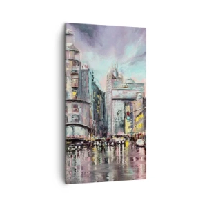 Bild auf Leinwand - Leinwandbild - Es wird ein gelungener Abend - 45x80 cm