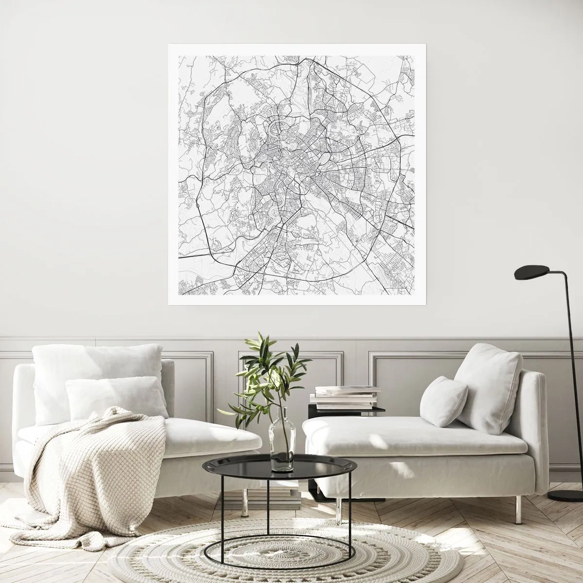 Poster - Römischer Kreis - 30x30 cm