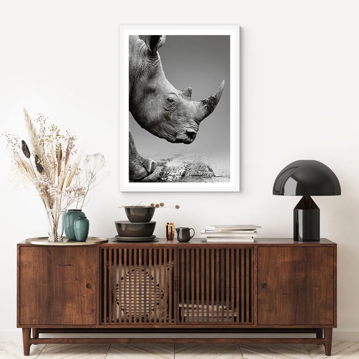 Poster in einem weißen Rahmen - Unaufhaltsame Stärke - 40x50 cm