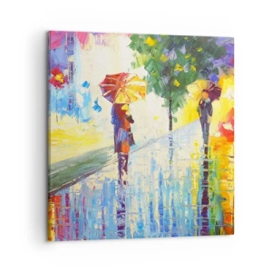 Bild auf Leinwand - Leinwandbild - Und alles klar - 50x50 cm