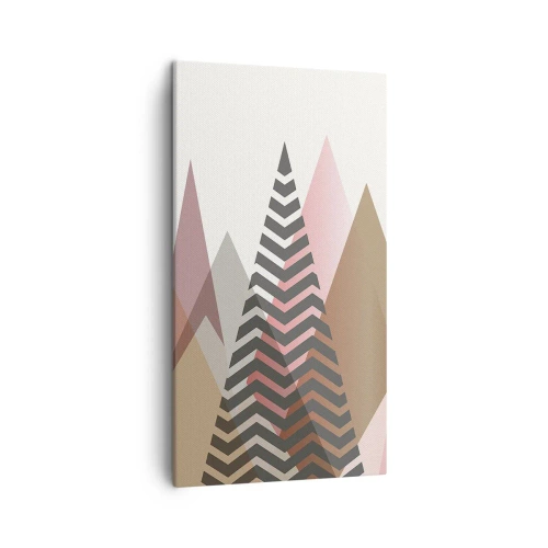 Bild auf Leinwand - Leinwandbild - Pyramidale Aussicht - 45x80 cm