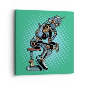 Bild auf Leinwand - Leinwandbild - Über der Essenz des Seins - 40x40 cm