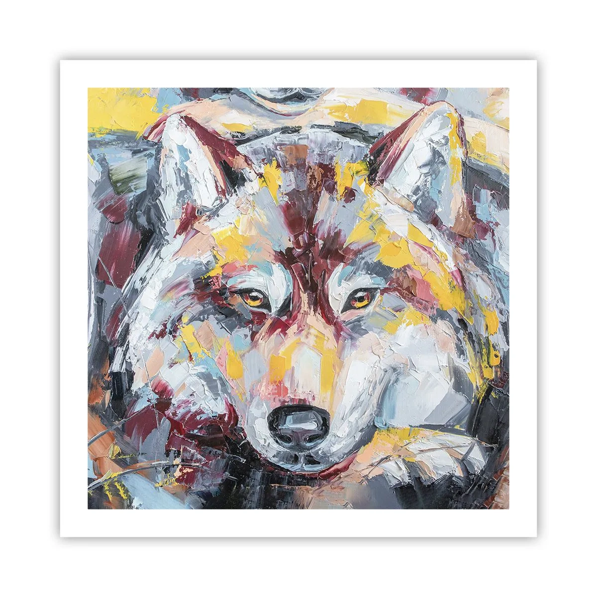 Poster - Seelenfrieden unter den Lieben - 60x60 cm