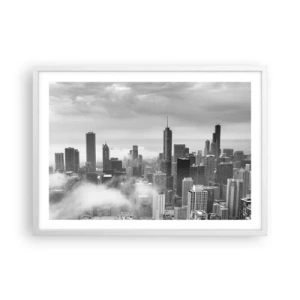 Poster in einem weißen Rahmen - Amerikanische Landschaft - 70x50 cm