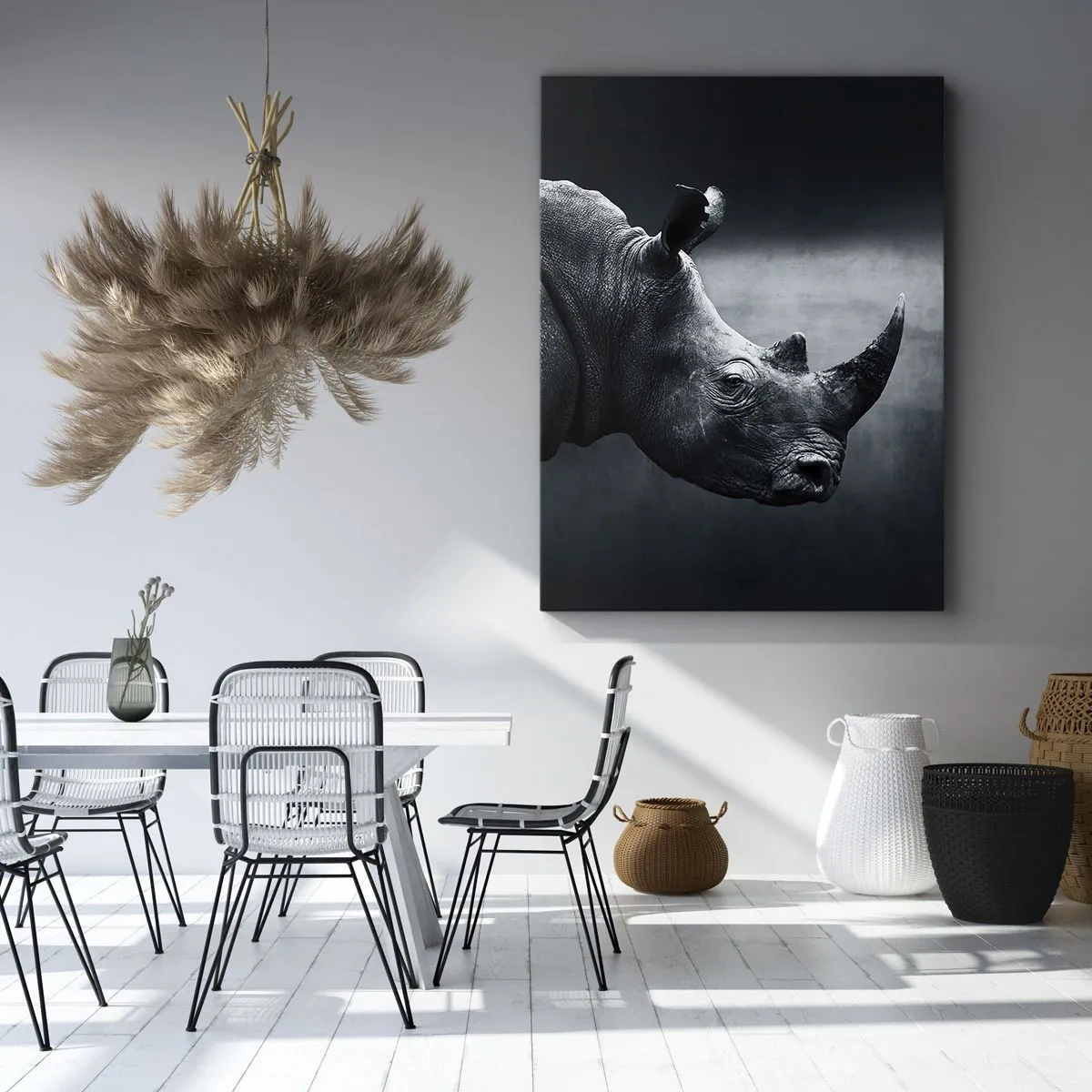 Bild auf Leinwand - Leinwandbild - Richtiges Profil - 45x80 cm