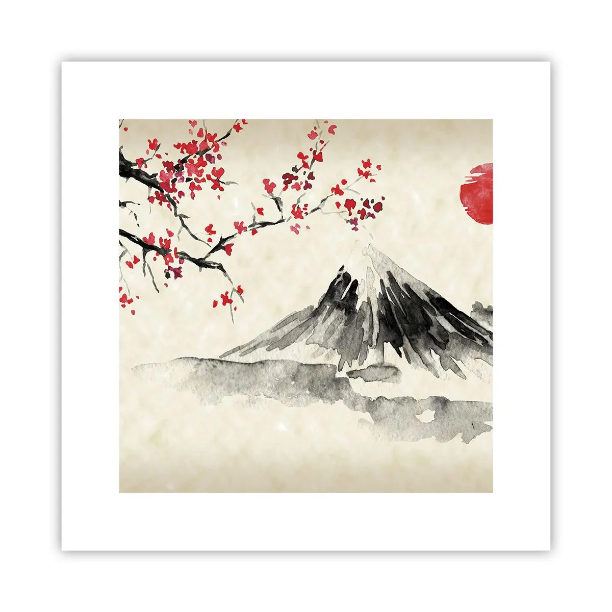 Poster - Liebe Japan - 30x30 cm