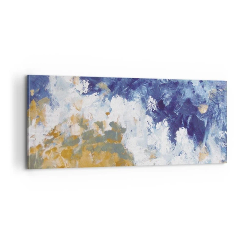 Bild auf Leinwand - Leinwandbild - Tanz der Naturelemente - 100x40 cm