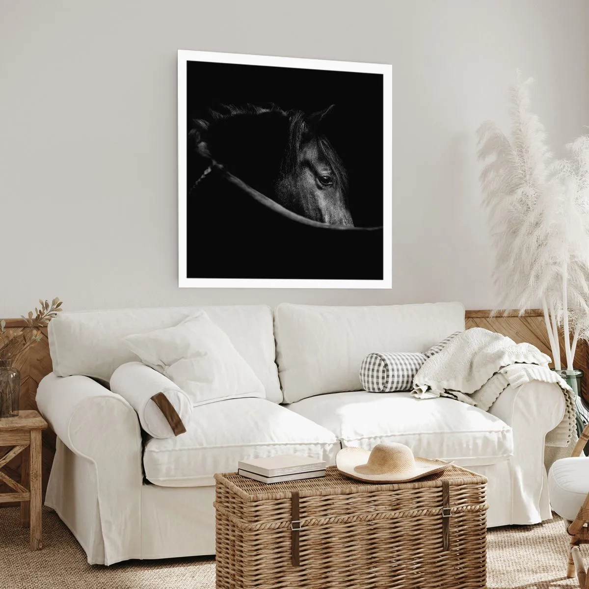 Poster - Schwarzer Prinz - 60x60 cm