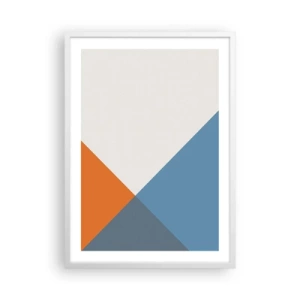 Poster in einem weißen Rahmen - In einem Winkel… - 50x70 cm
