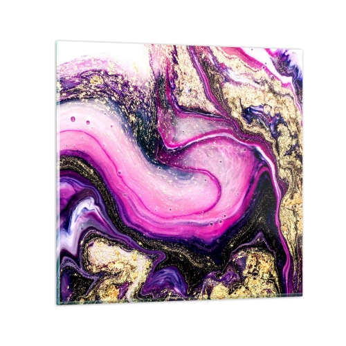 Glasbild - Bild auf glas - Ein Moment hinter den Kulissen - 60x60 cm
