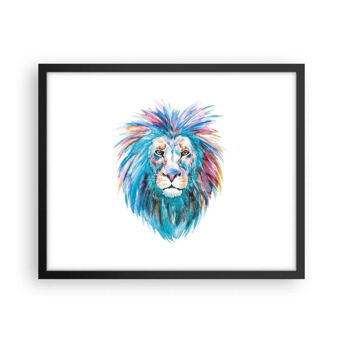 Poster in einem schwarzem Rahmen - Eine elektrisierende Aura - 50x40 cm