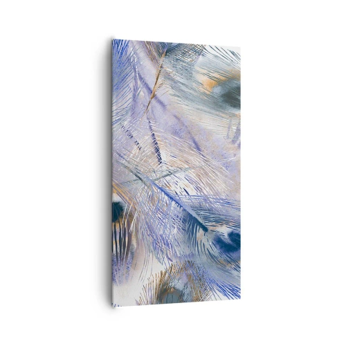 Bild auf Leinwand - Leinwandbild - Pfau-Komposition - 65x120 cm