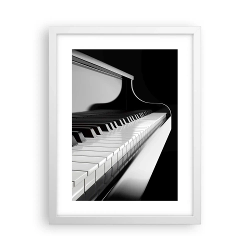 Poster in einem weißen Rahmen - Harmonie von Formen und Farben - 30x40 cm