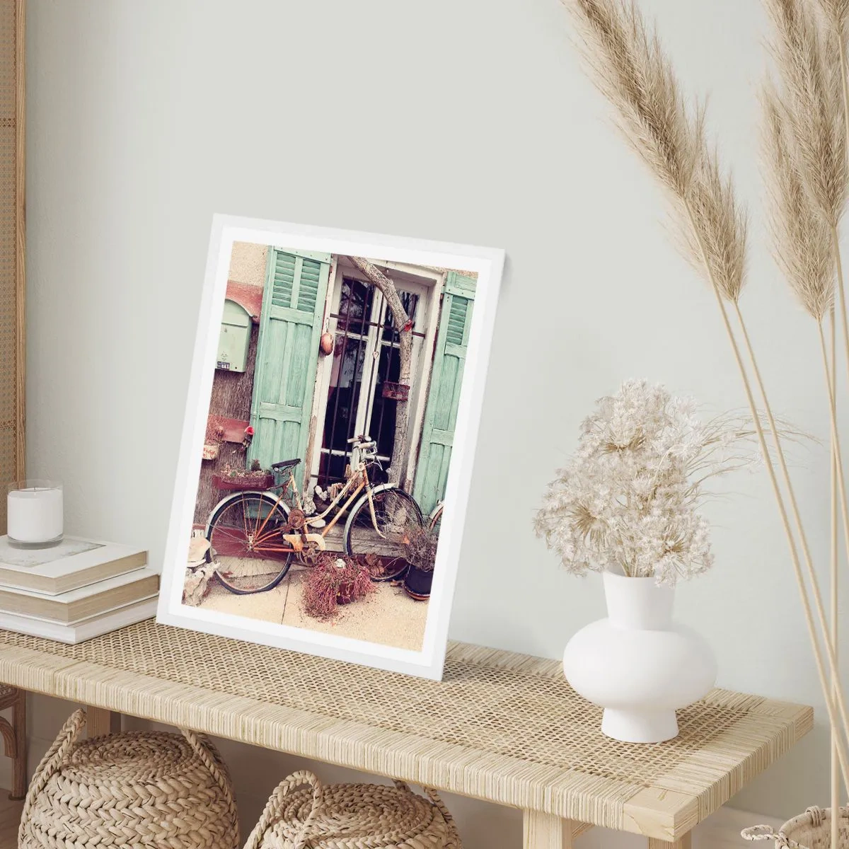 Poster in einem weißen Rahmen - Es lebe die Provinz - 30x40 cm