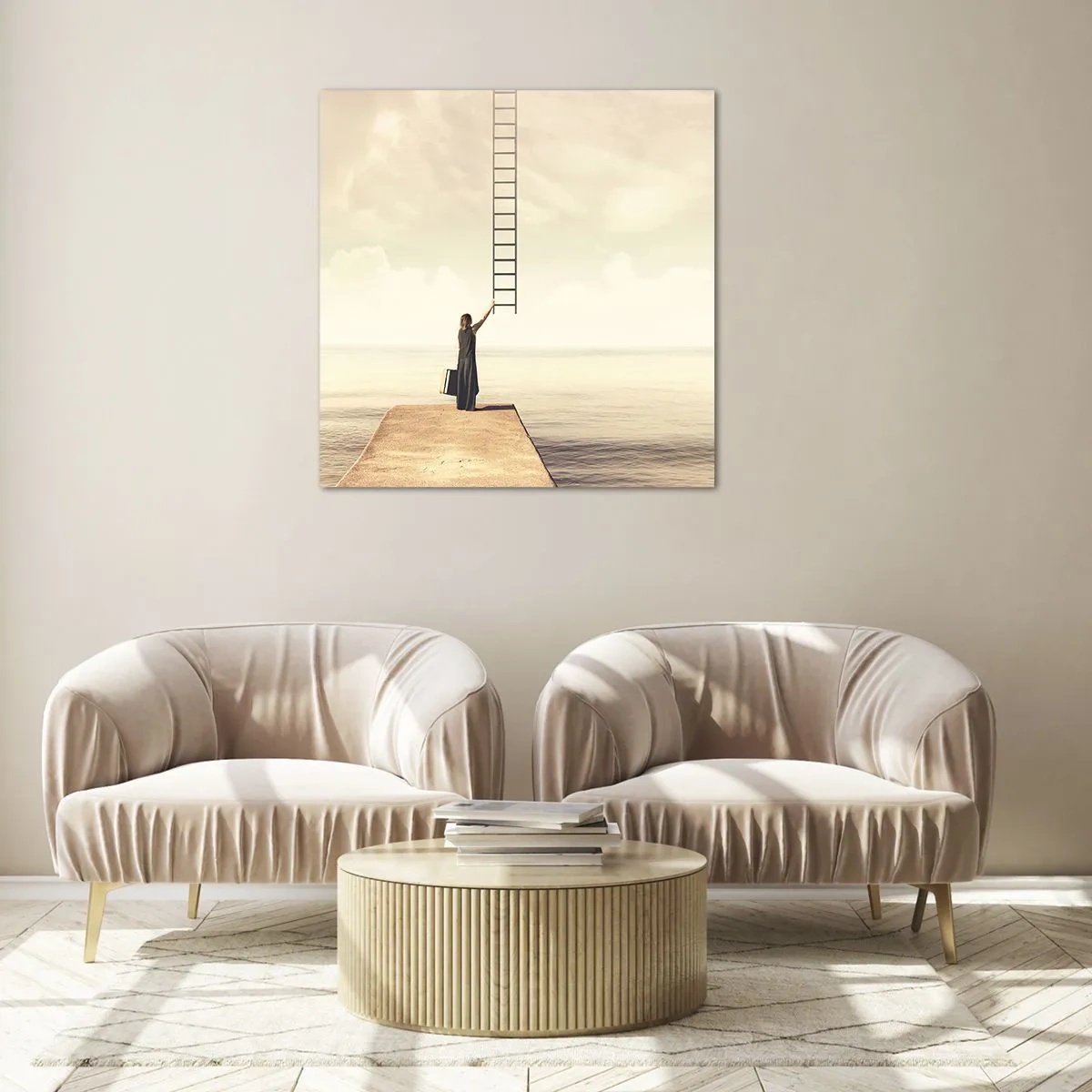 Glasbild - Bild auf glas - Eine magische Reise - 40x40 cm