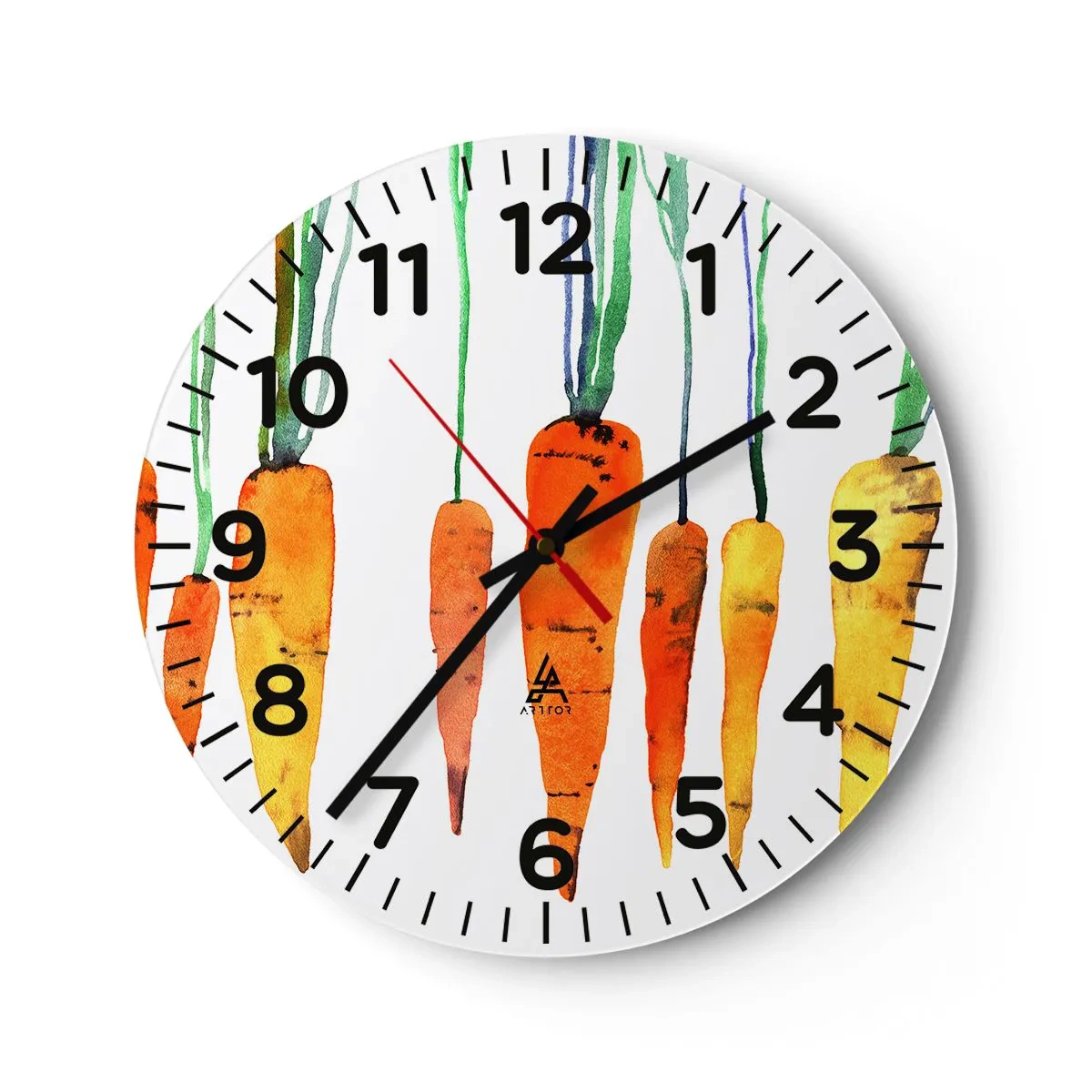 Wanduhr - Glasuhr - Die Schönheit des Gewöhnlichen - 40x40 cm