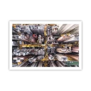 Poster - Grüße aus Hongkong - 91x61 cm
