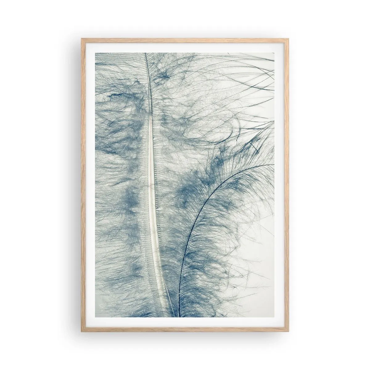 Poster in einem Rahmen aus heller Eiche - Flüstern der Natur - 70x100 cm