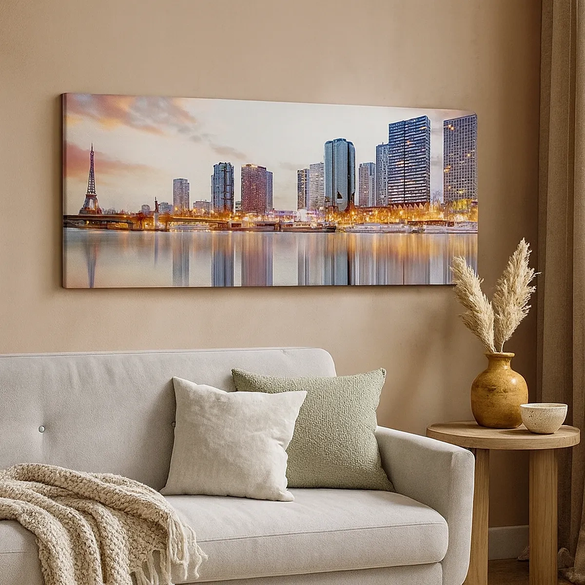 Bild auf Leinwand - Leinwandbild - Die monumentale Ruhe von Paris - 30x30 cm