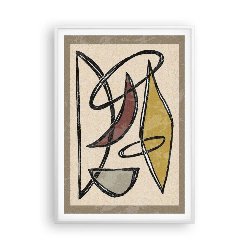 Poster in einem weißen Rahmen - Vertikale und Horizontale - 70x100 cm