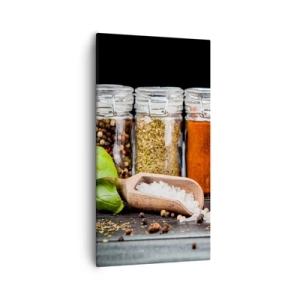 Bild auf Leinwand - Leinwandbild - Für einen Geschmack des Lebens - 55x100 cm