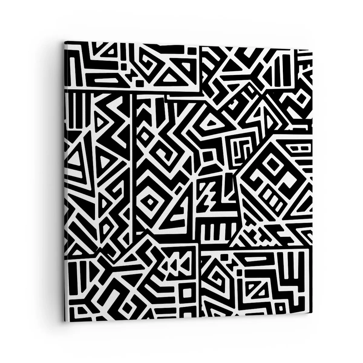 Bild auf Leinwand - Leinwandbild - Präkolumbianische Komposition - 50x50 cm